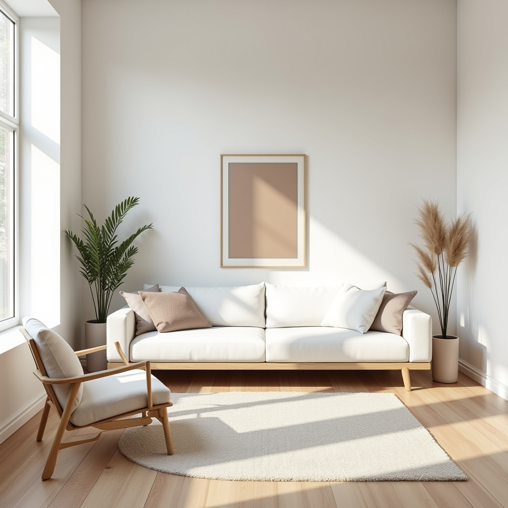 modern boho living room 10