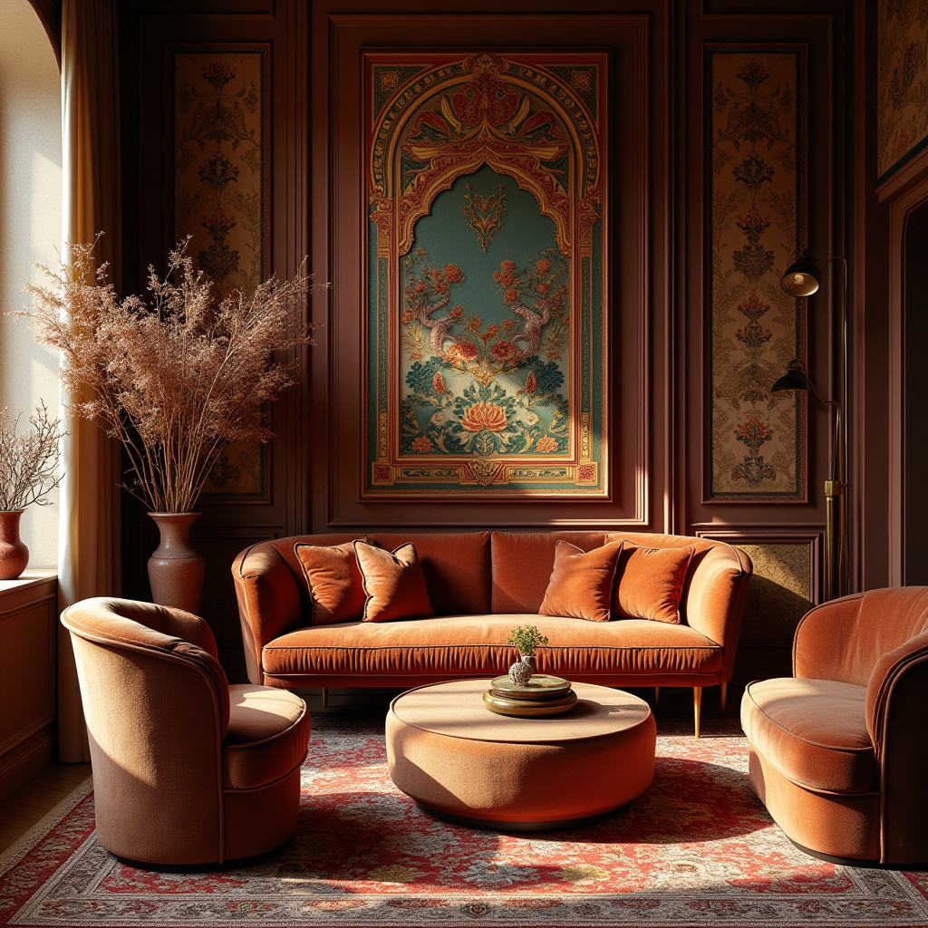 modern boho living room 20