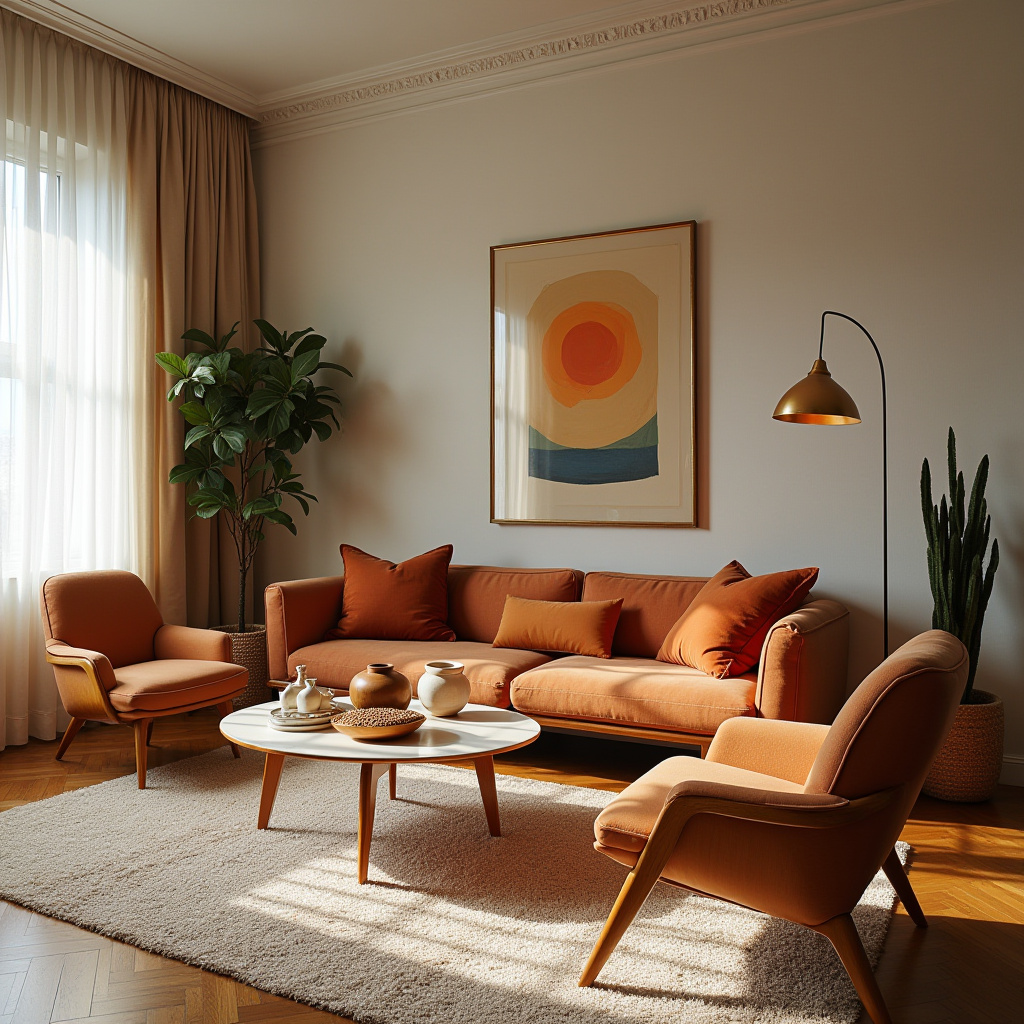 modern boho living room 28