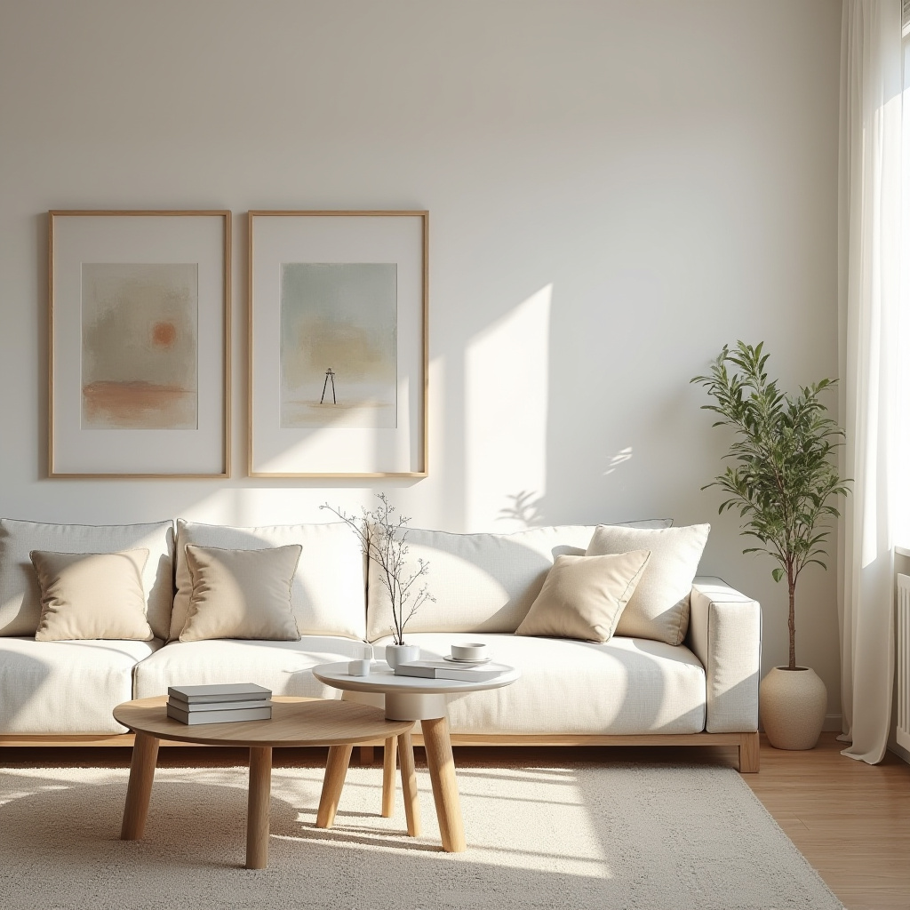 modern boho living room 9