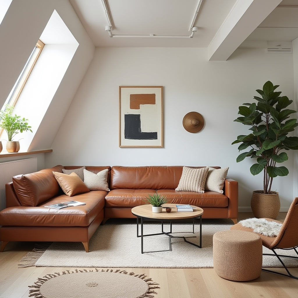 modern boho living room decor 11