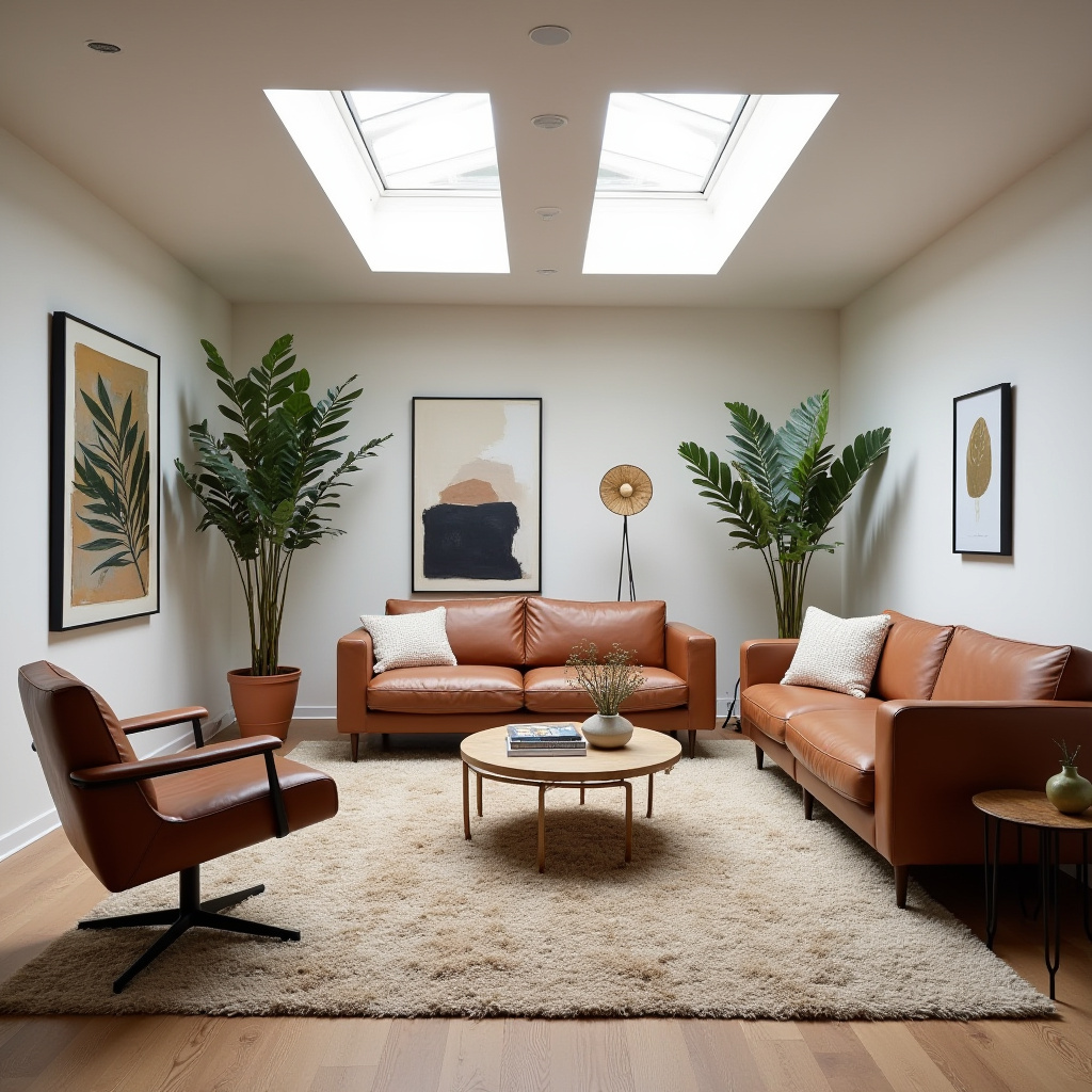 modern boho living room decor 12