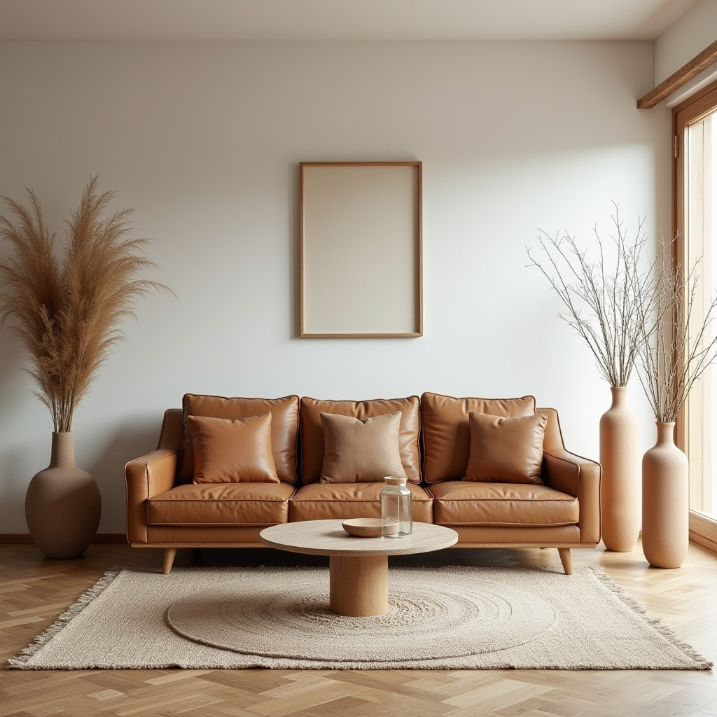 modern boho living room decor 26