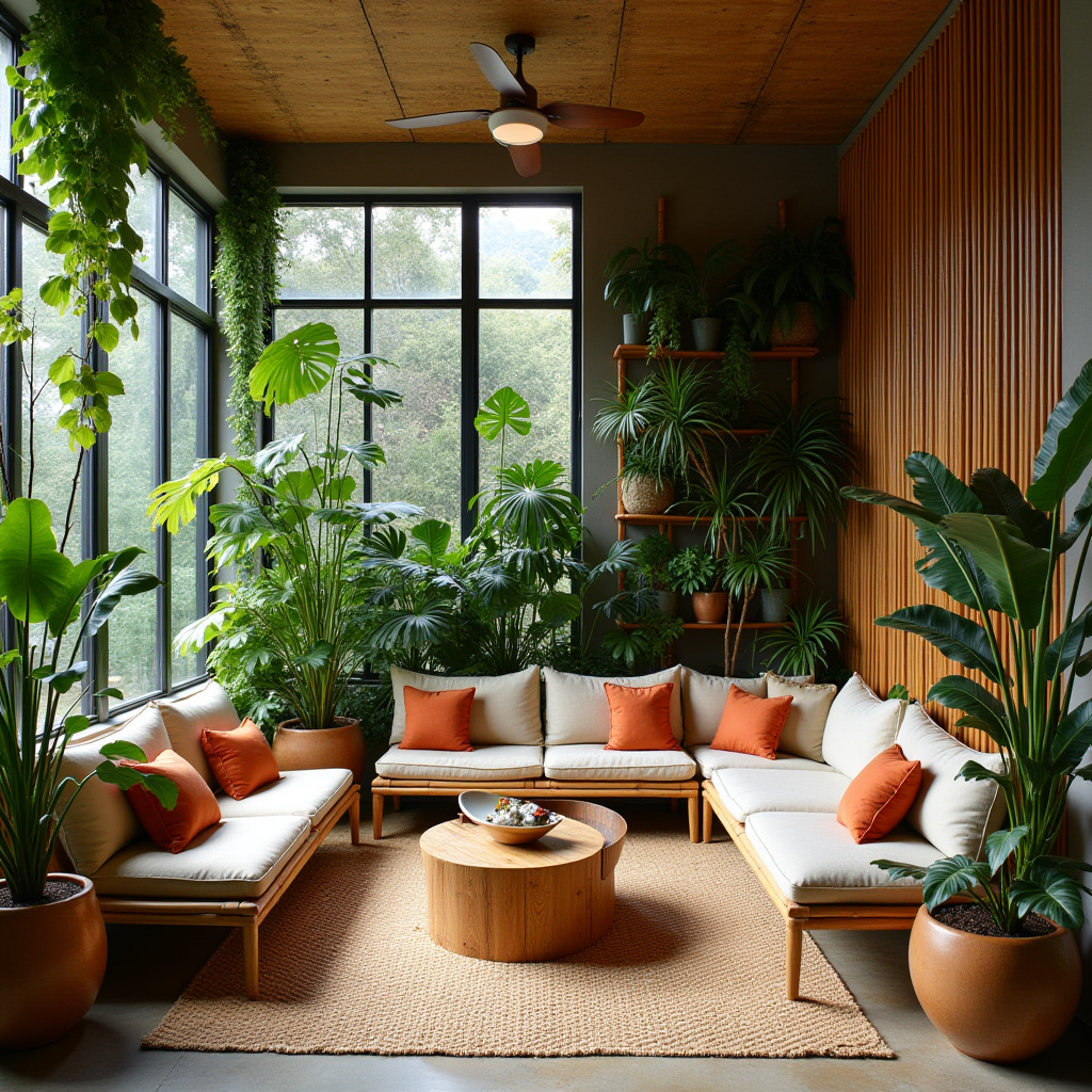 modern boho living room decor 32