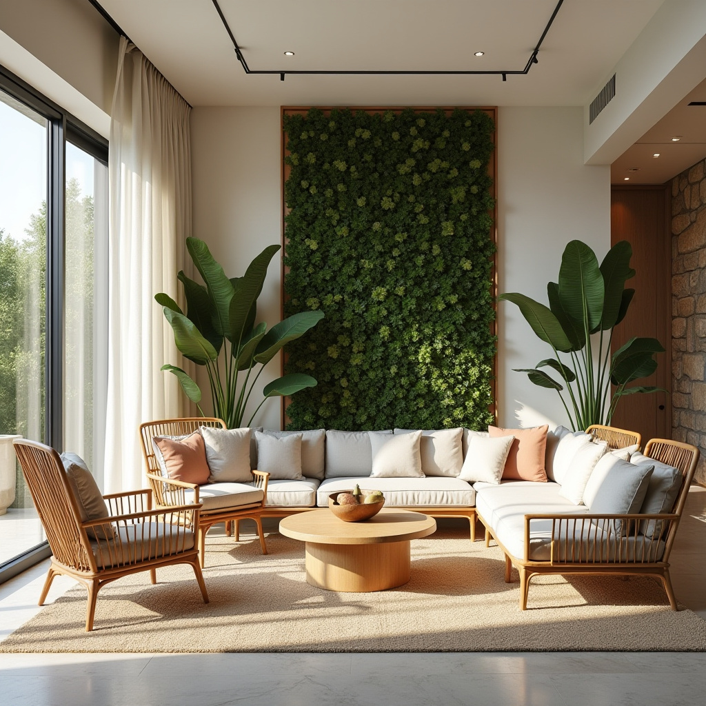 modern boho living room decor 8