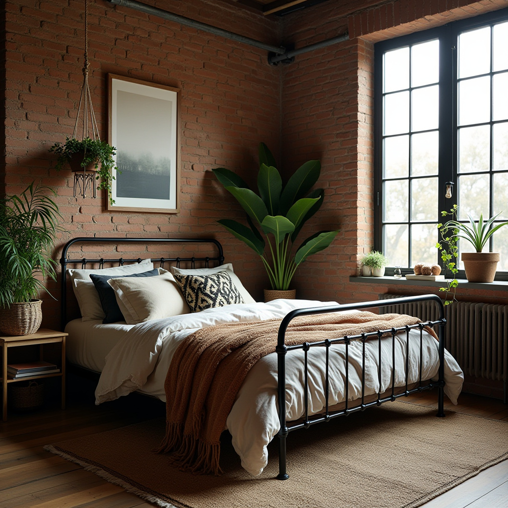moody boho bedroom 13