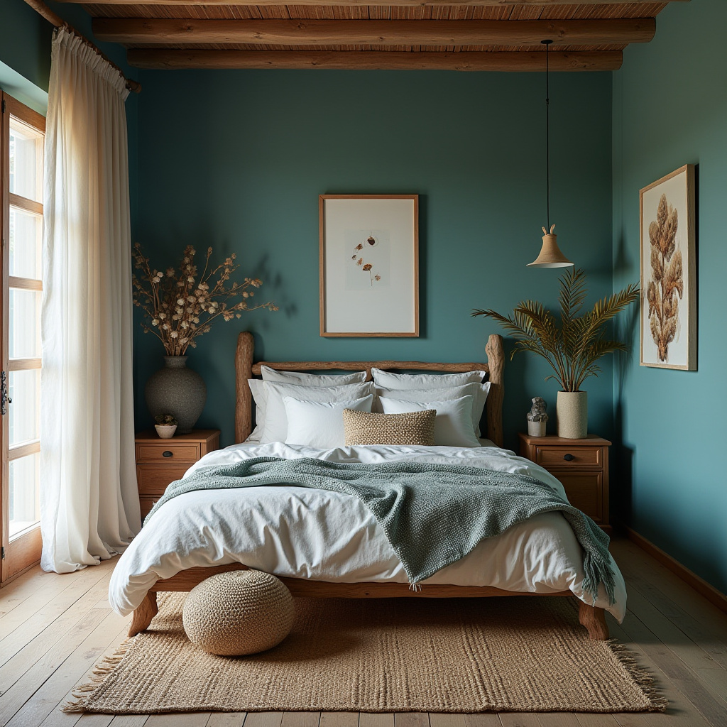 moody boho bedroom 15