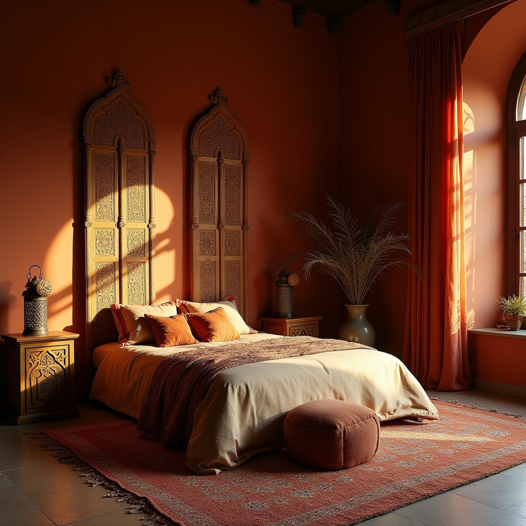 moody boho bedroom 19