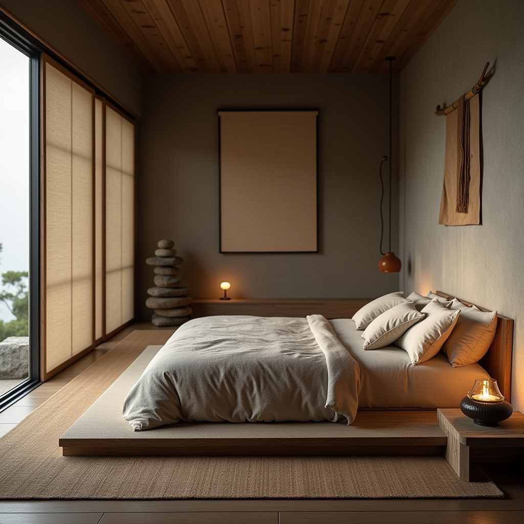 moody boho bedroom 24
