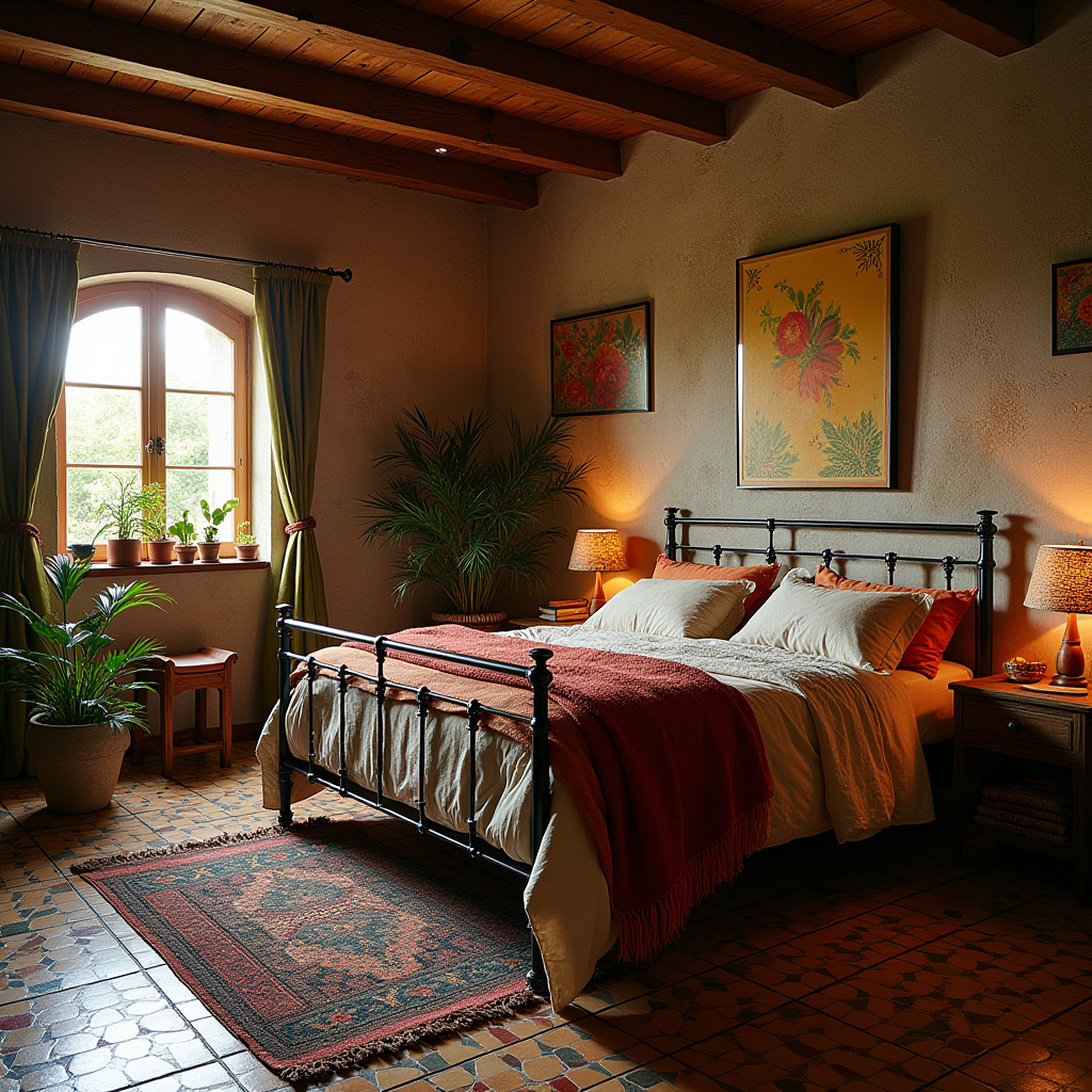 moody boho bedroom 29