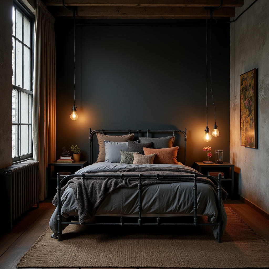 moody boho bedroom 32