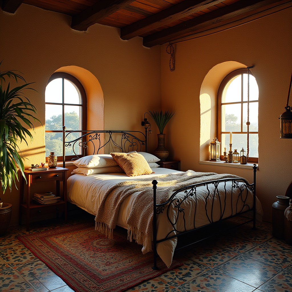 moody boho bedroom 9