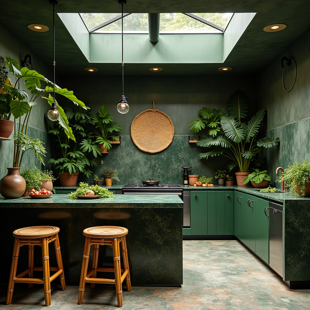 moody boho kitchen 12