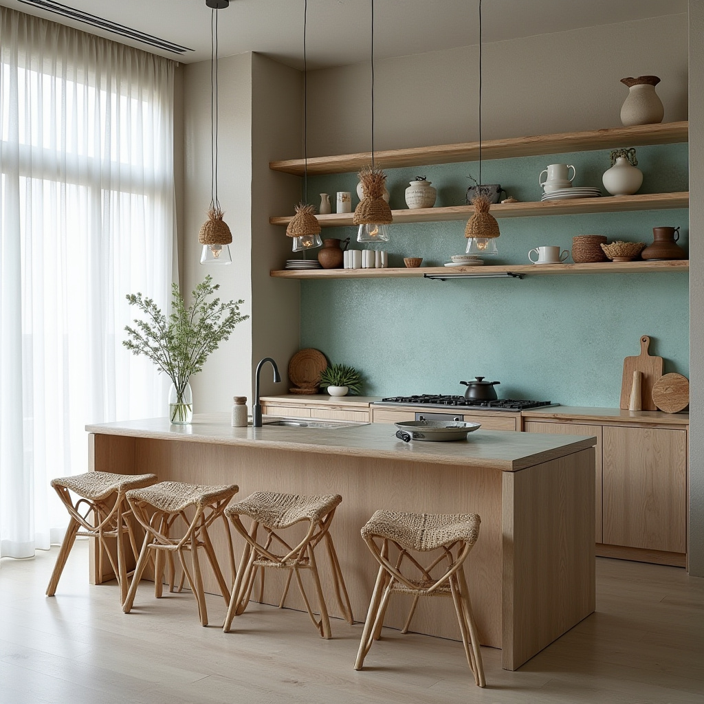 moody boho kitchen 20