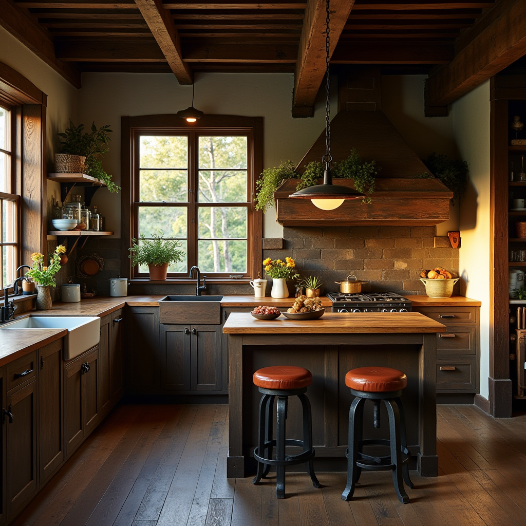 moody boho kitchen 21