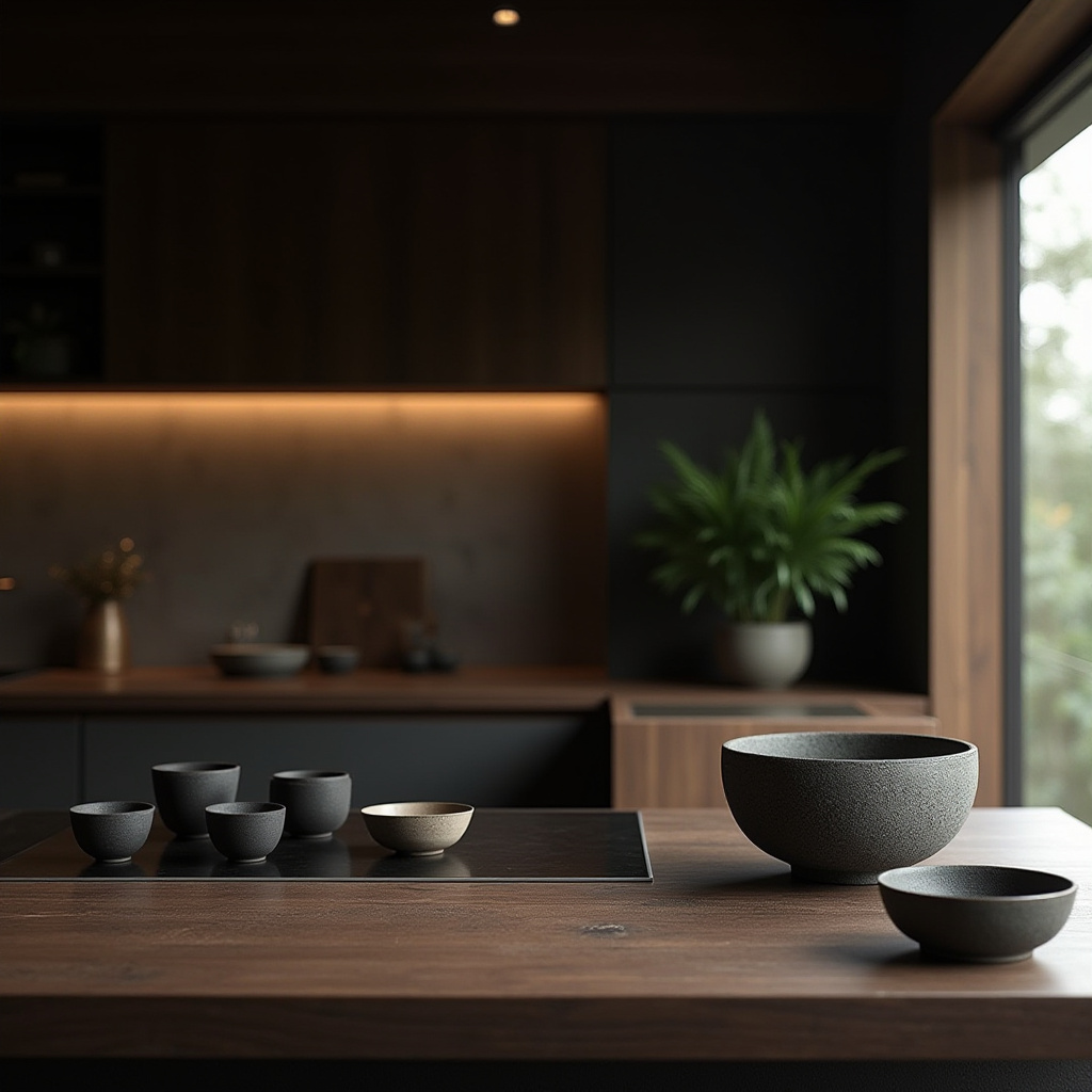 moody boho kitchen 23