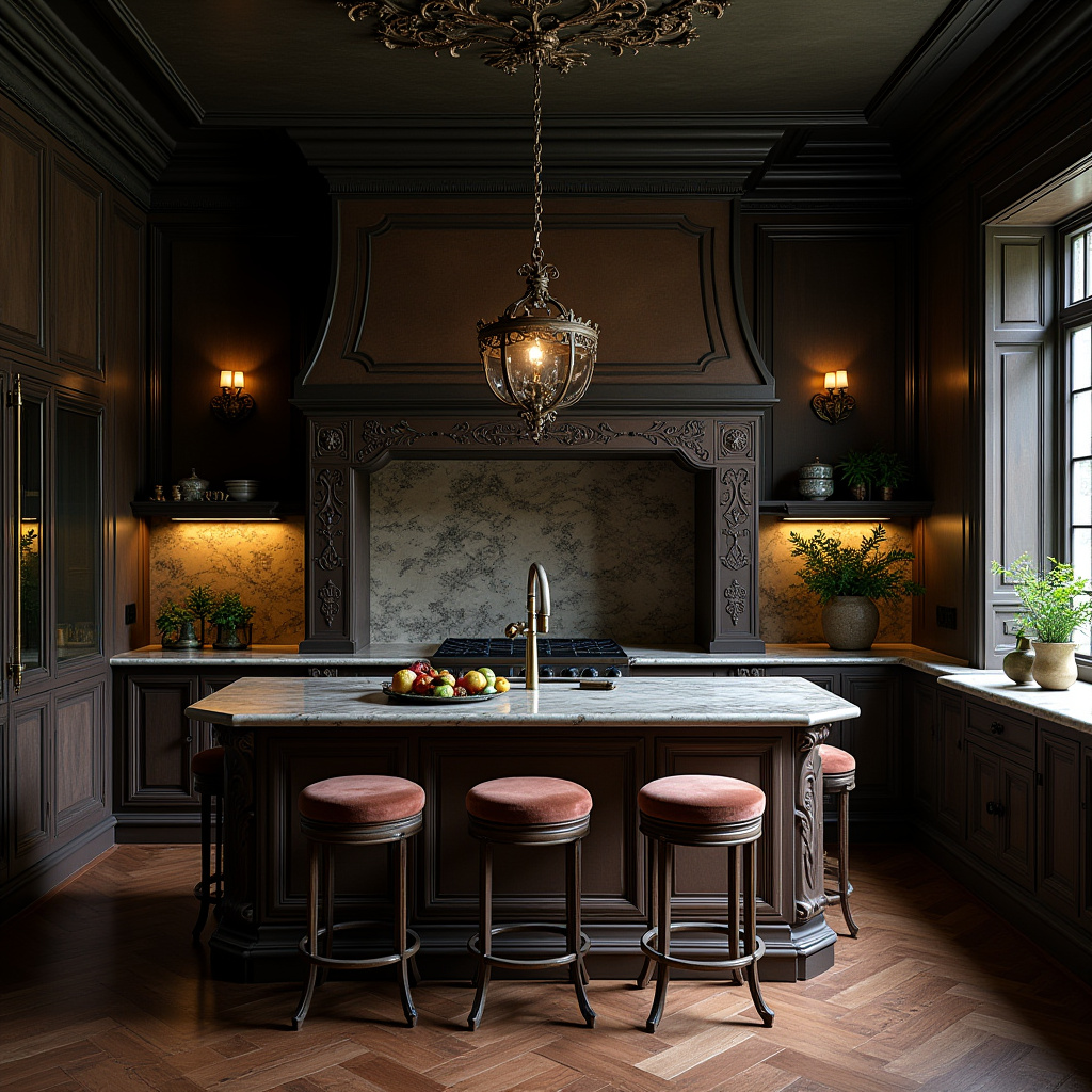 moody boho kitchen 27