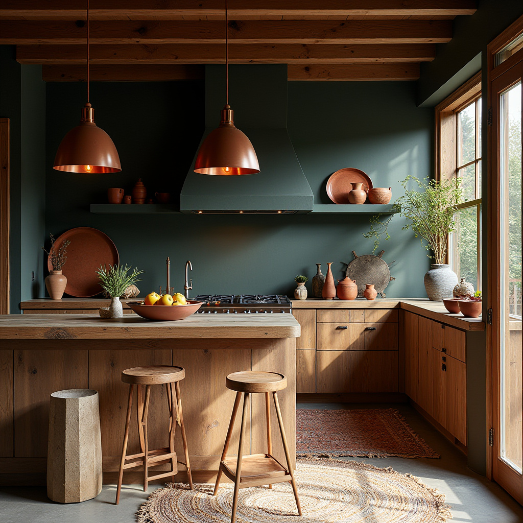 moody boho kitchen 3