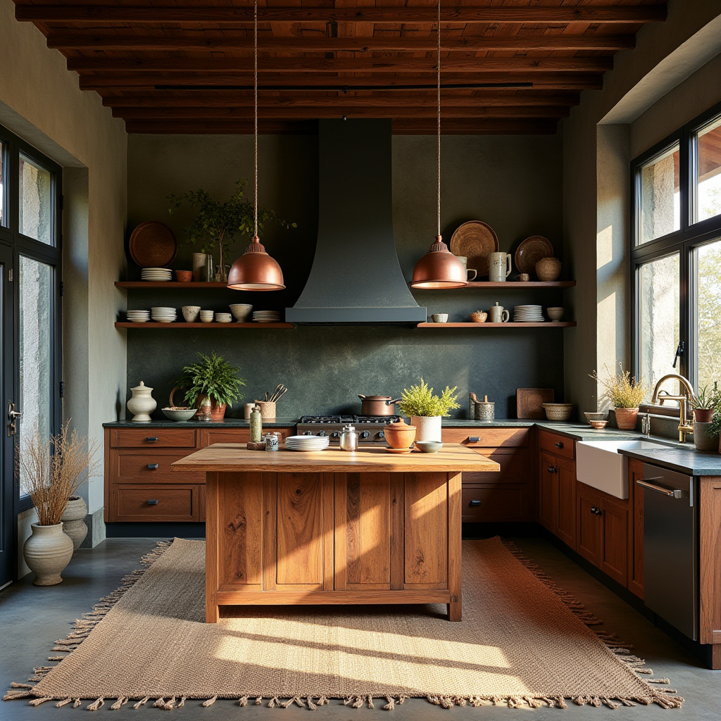 moody boho kitchen 4