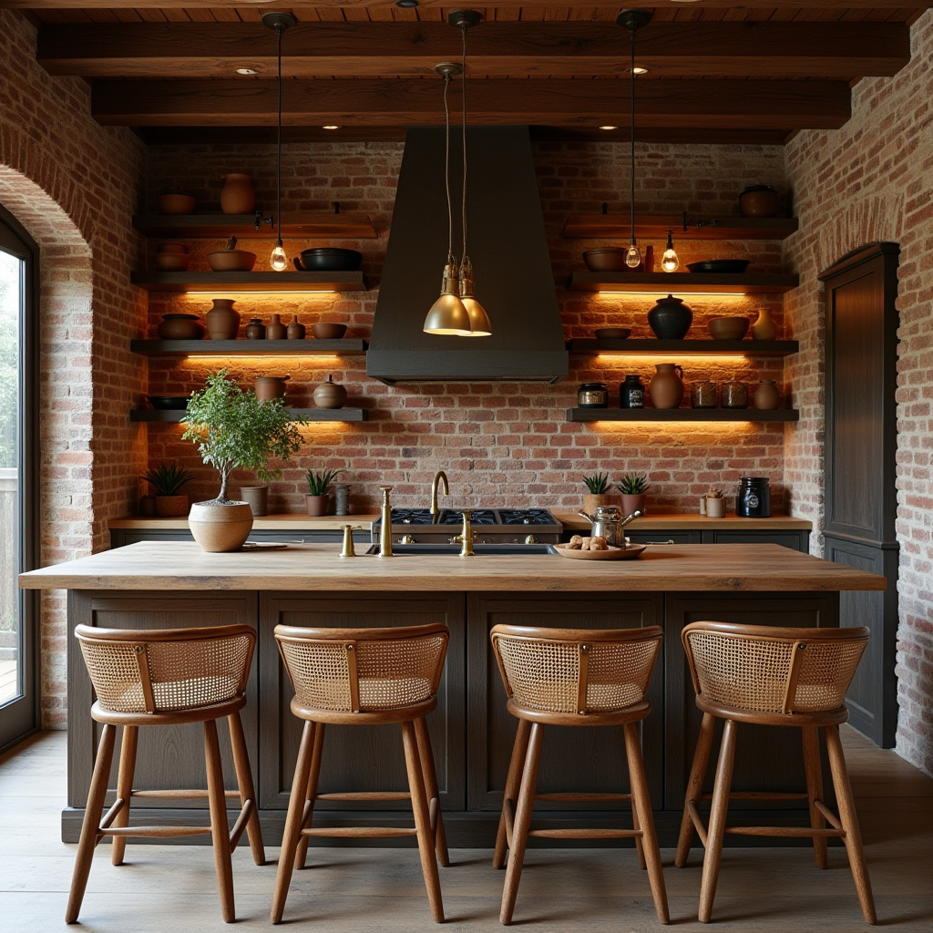 moody boho kitchen 6