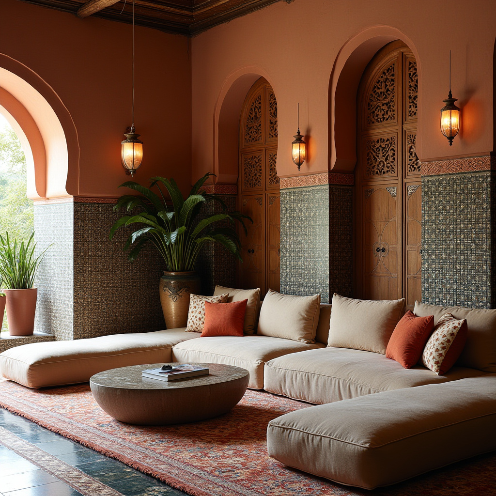 moody boho living room 14