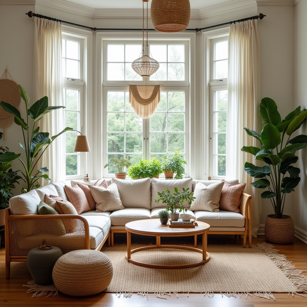 moody boho living room 2