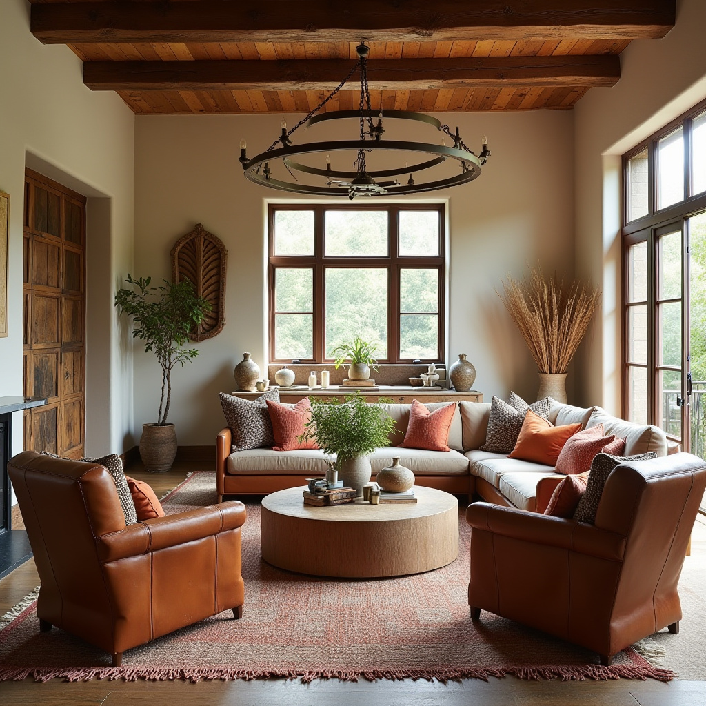 moody boho living room 21