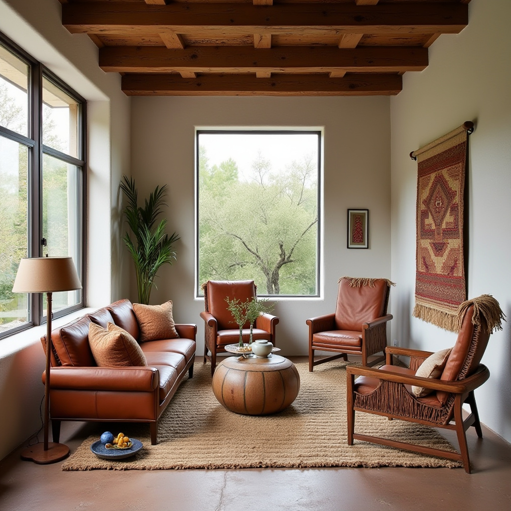 moody boho living room 22