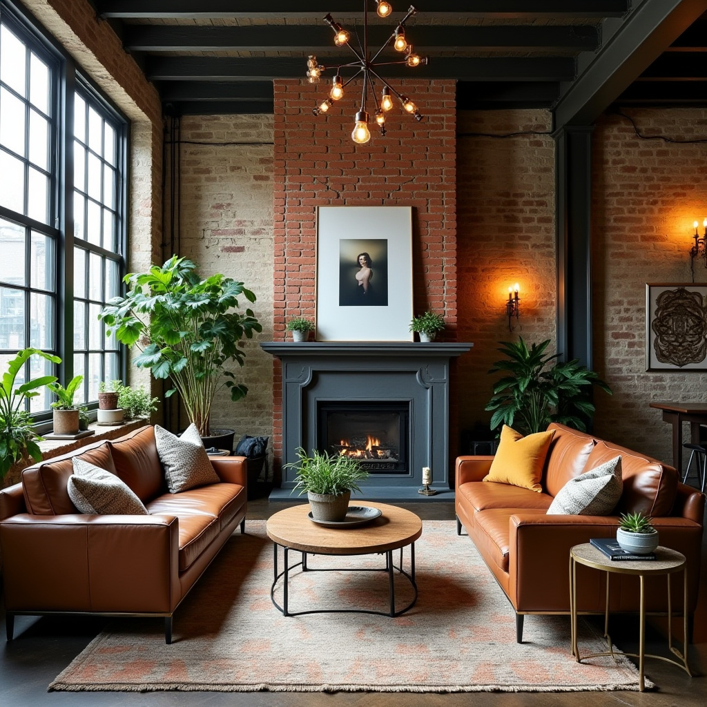 moody boho living room 25