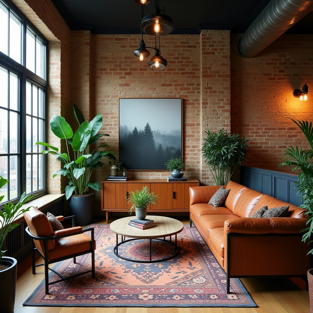 moody boho living room 26