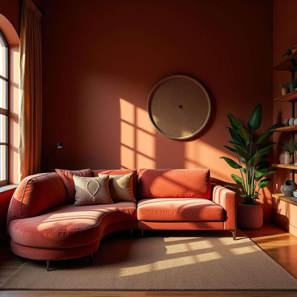 moody boho living room 27