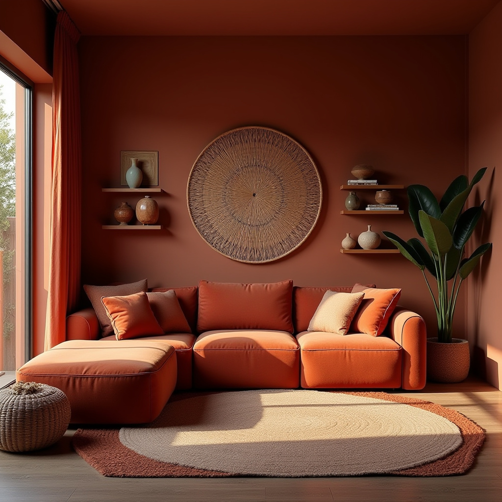 moody boho living room 28