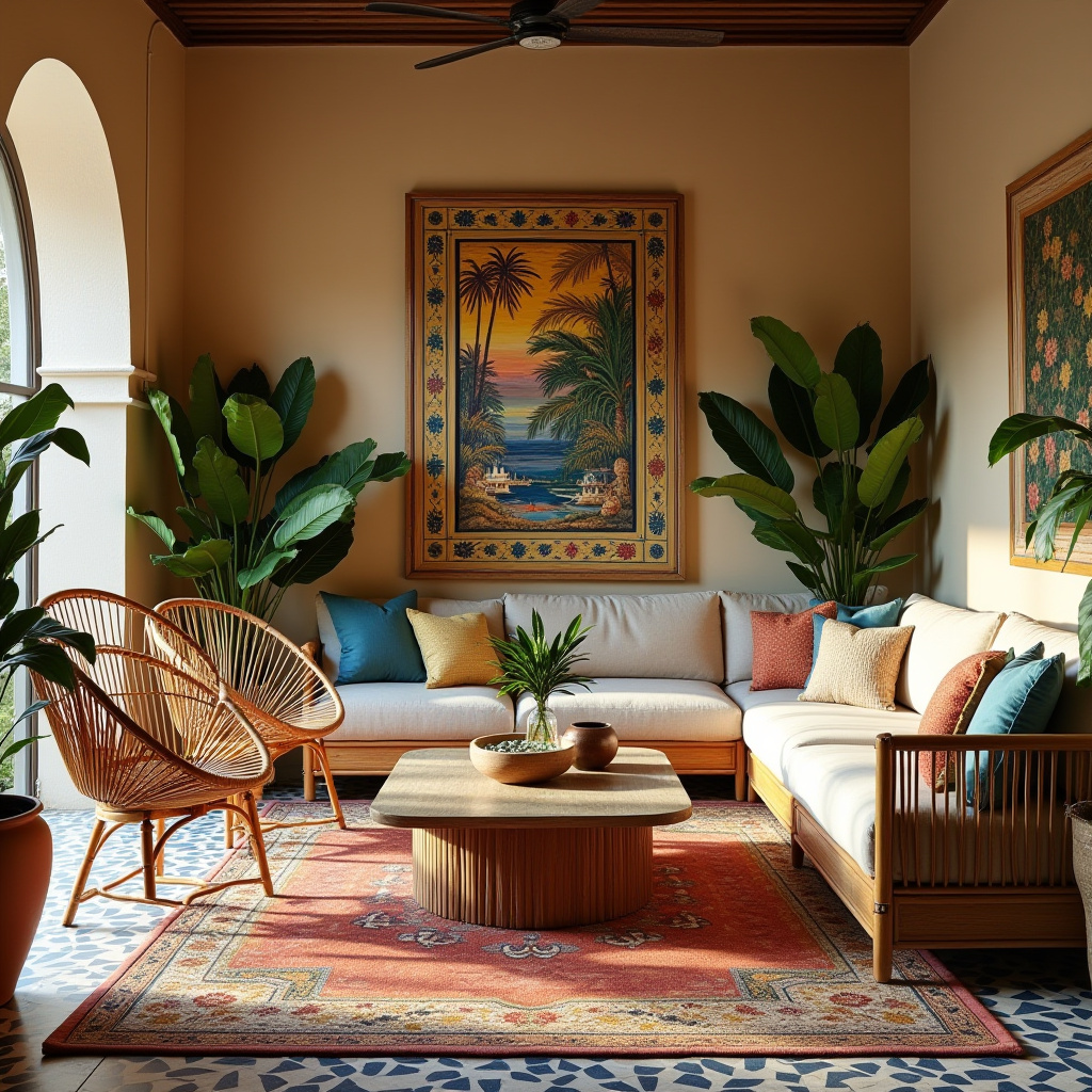 moody boho living room 30