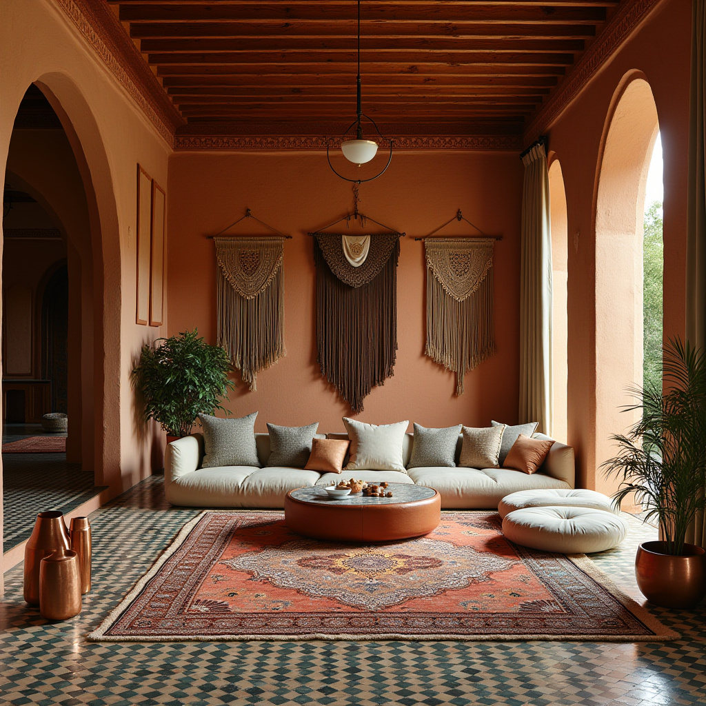moody boho living room 33