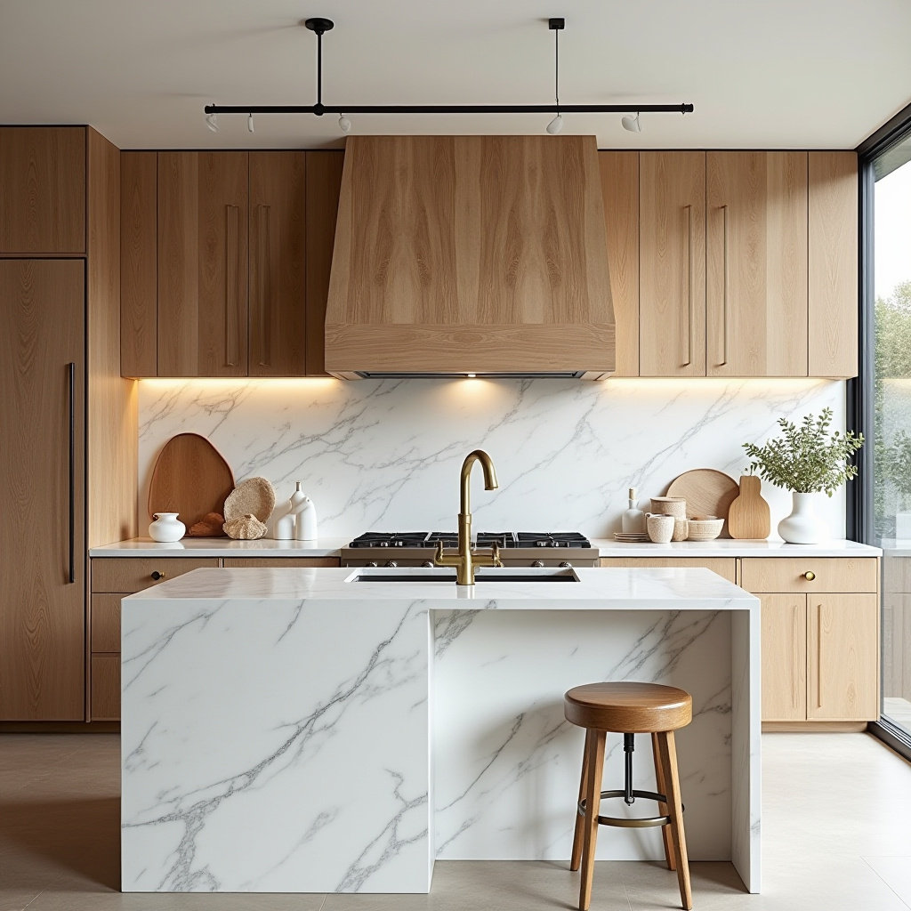 neutral boho kitchen 40