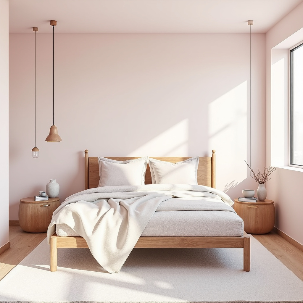 pink boho bedroom 19