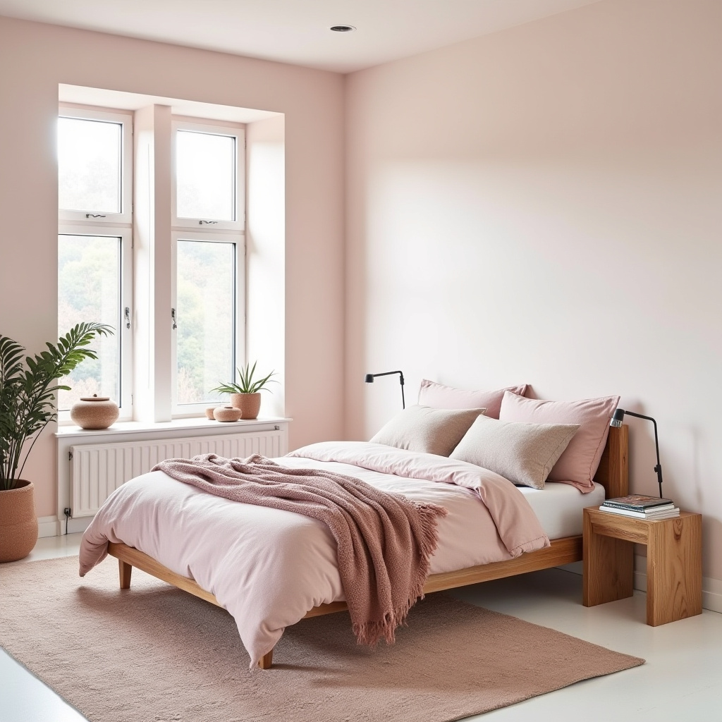pink boho bedroom 20