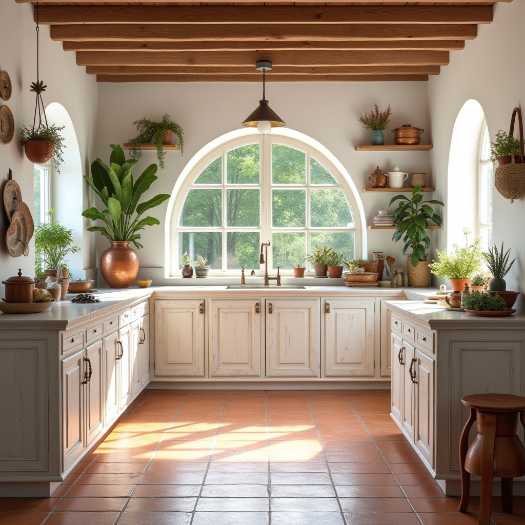 retro boho kitchen 10