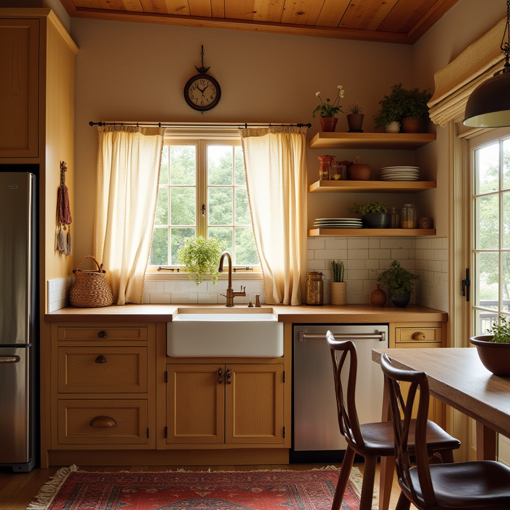 retro boho kitchen 12