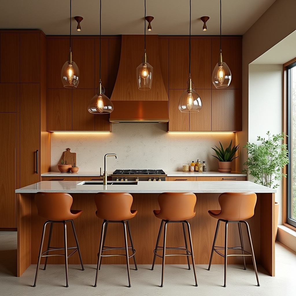 retro boho kitchen 13