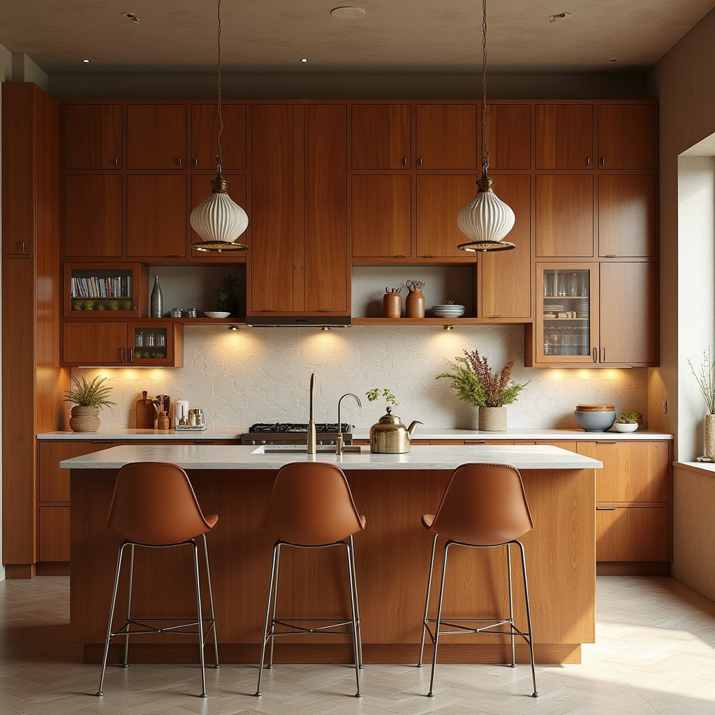 retro boho kitchen 14