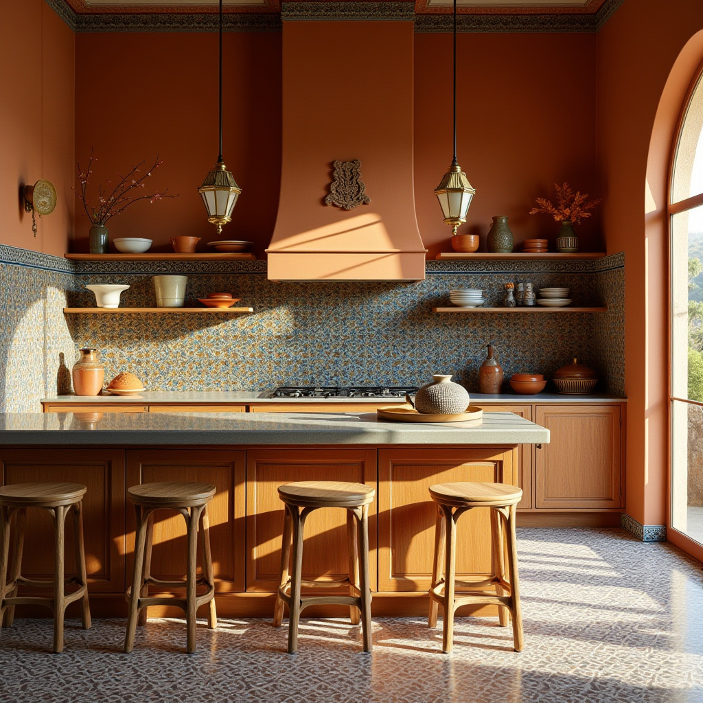 retro boho kitchen 19