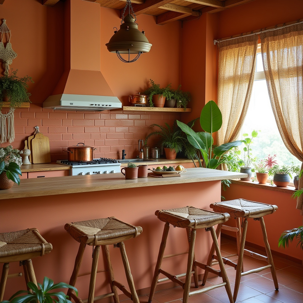 retro boho kitchen 2