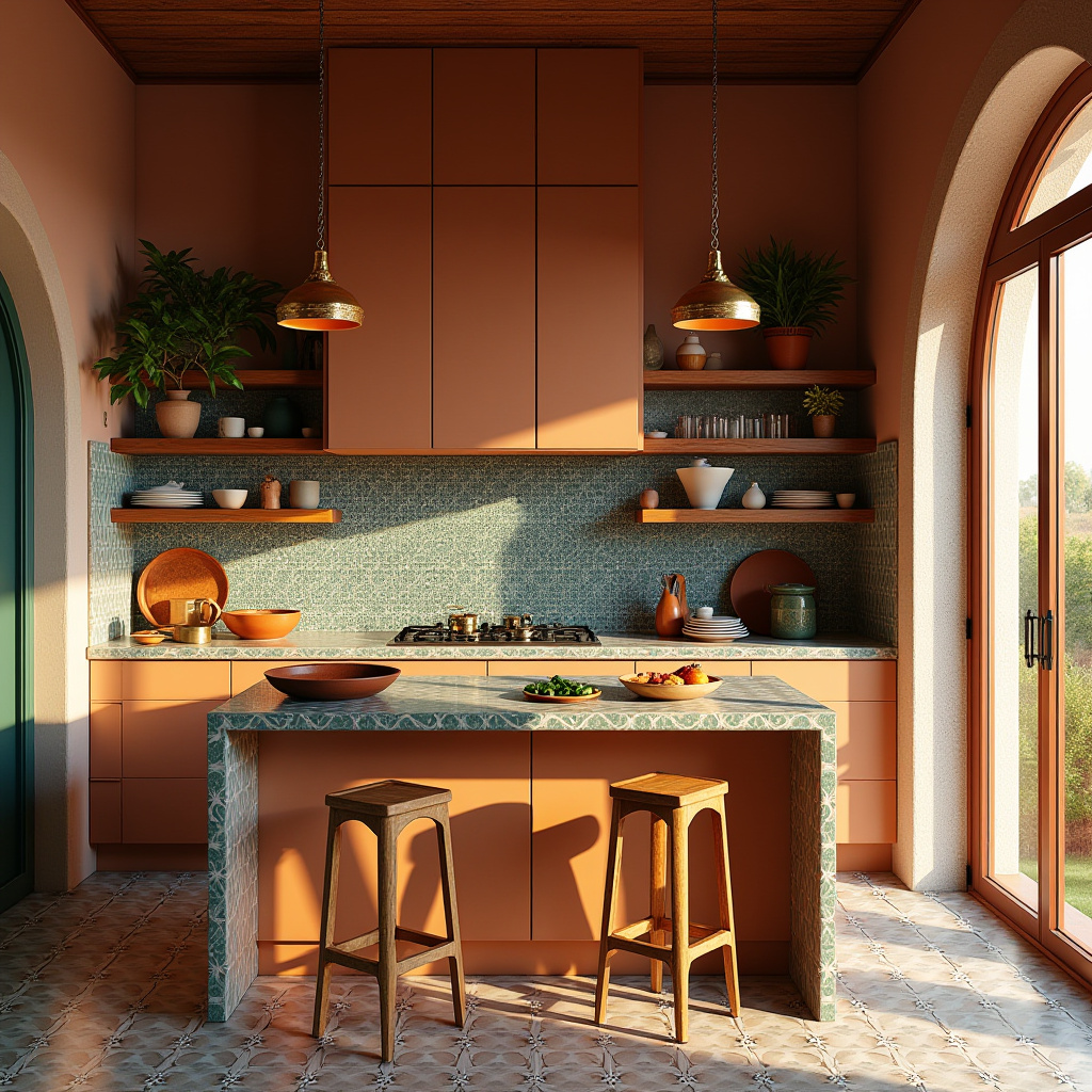 retro boho kitchen 20