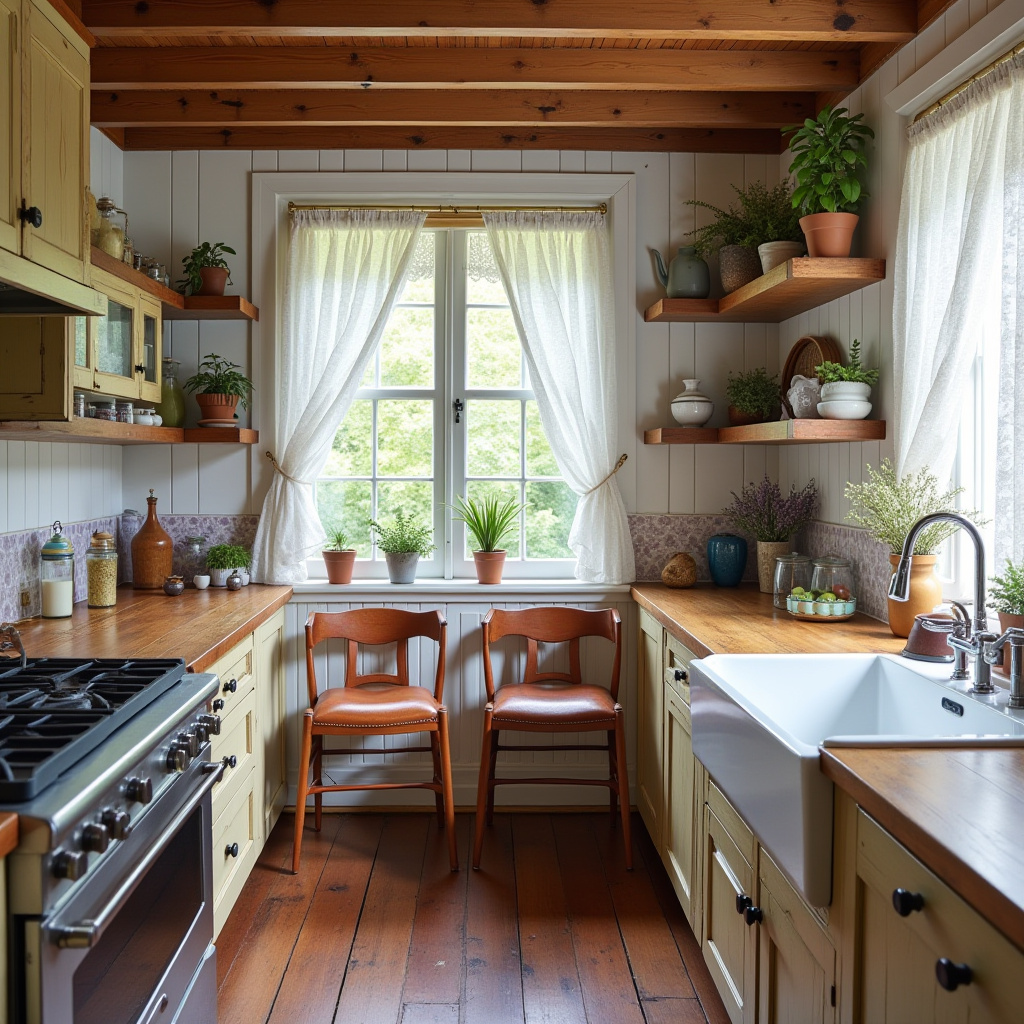 retro boho kitchen 24