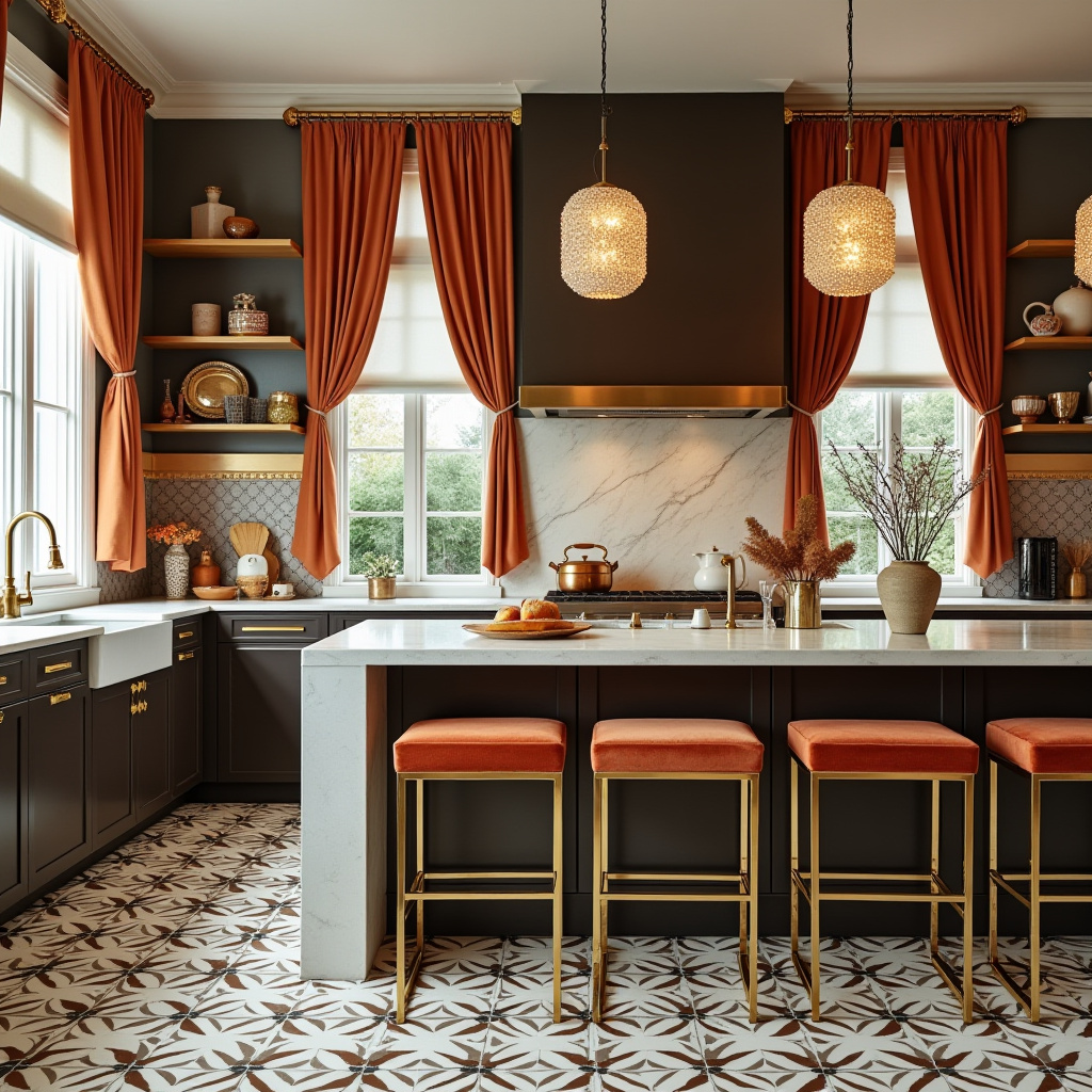 retro boho kitchen 25