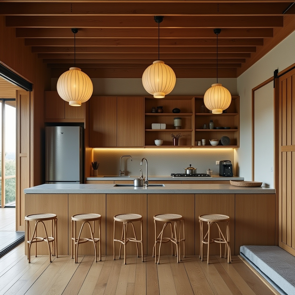 retro boho kitchen 29