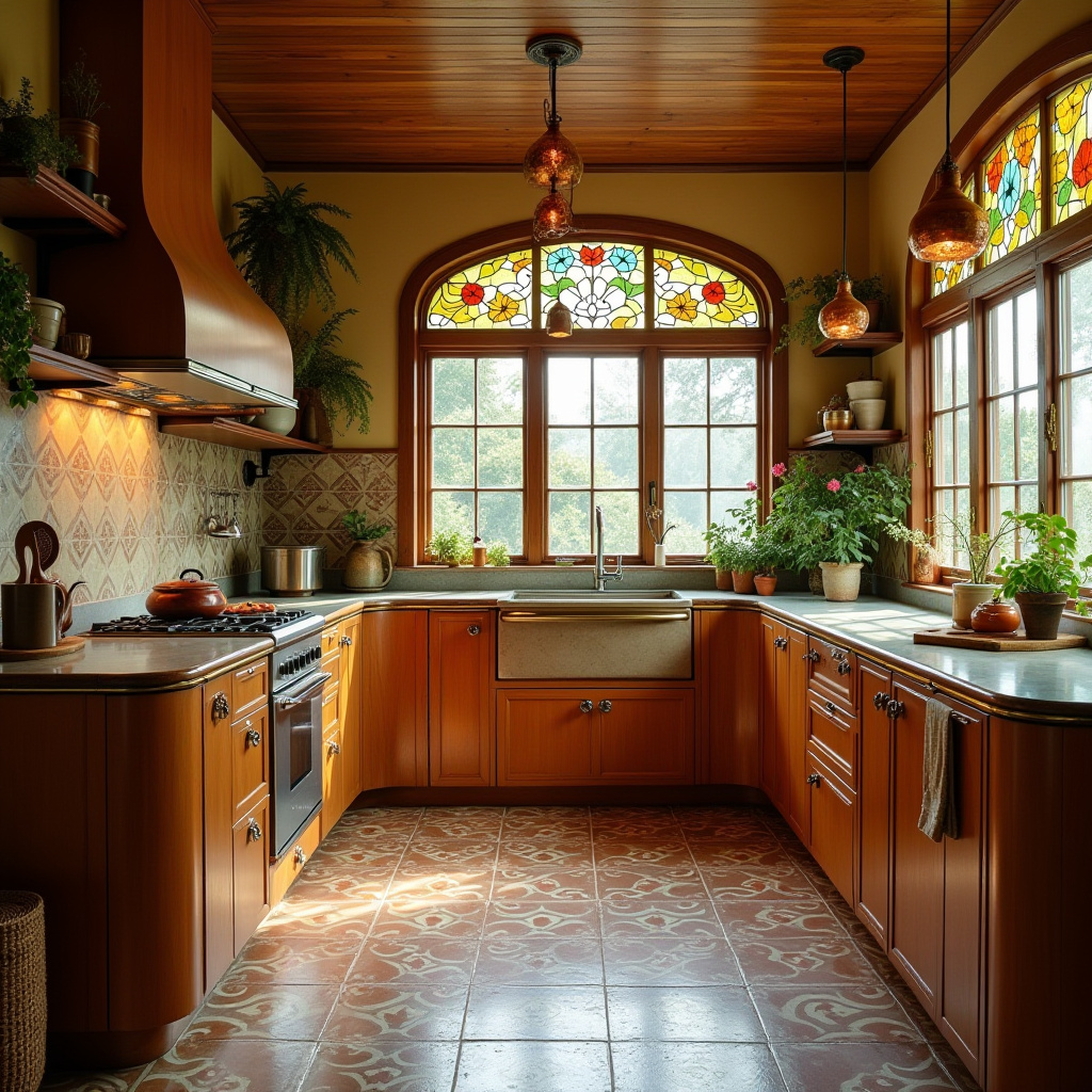 retro boho kitchen 5