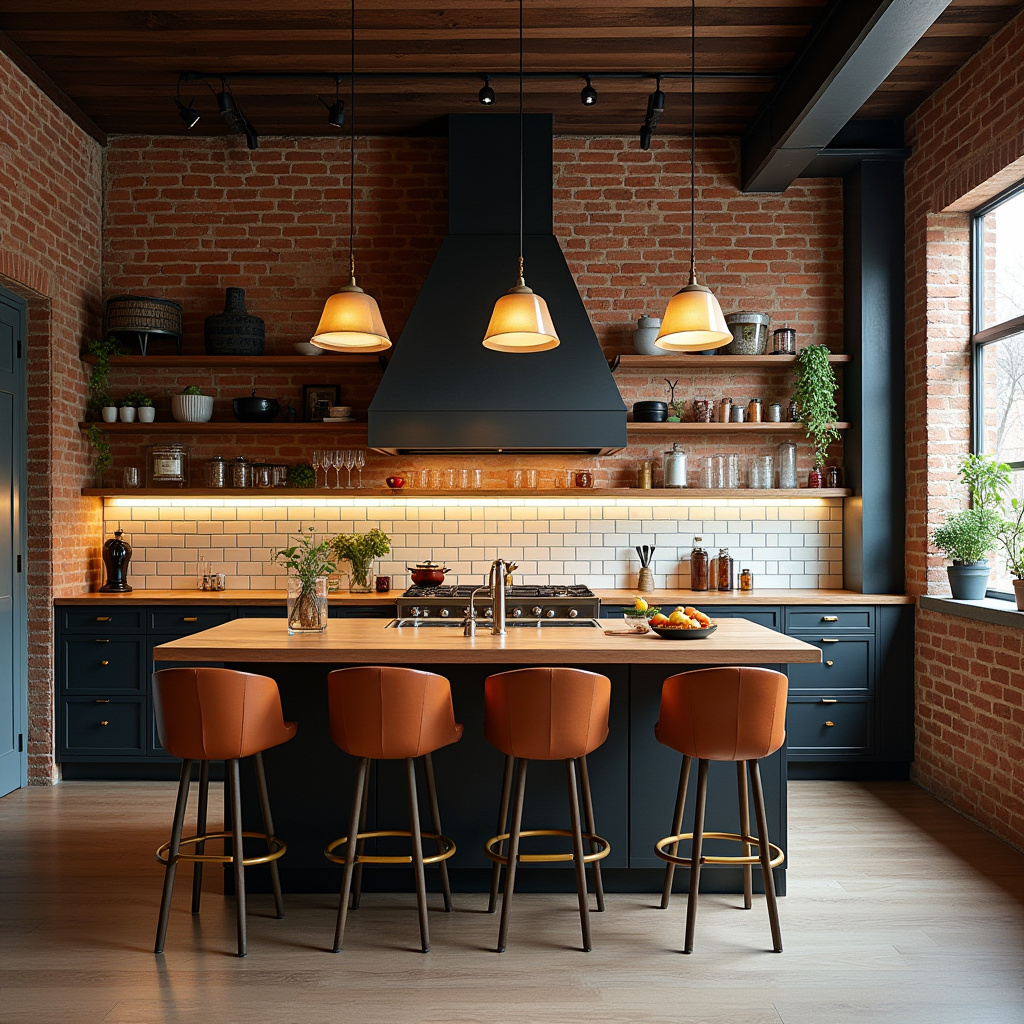 retro boho kitchen 7