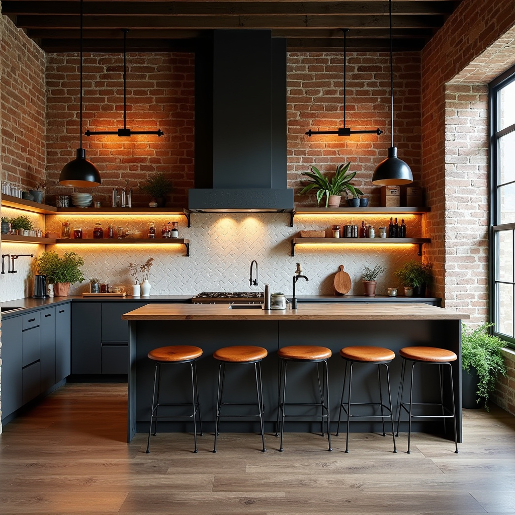 retro boho kitchen 8